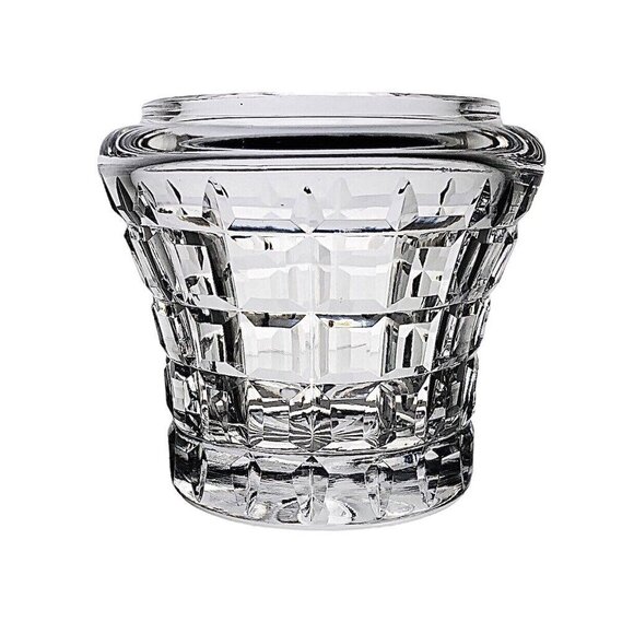 Vintage Cut Crystal Trinket Dish Cigarette Holder Clear Glass Retro Colllectible - Picture 10 of 10